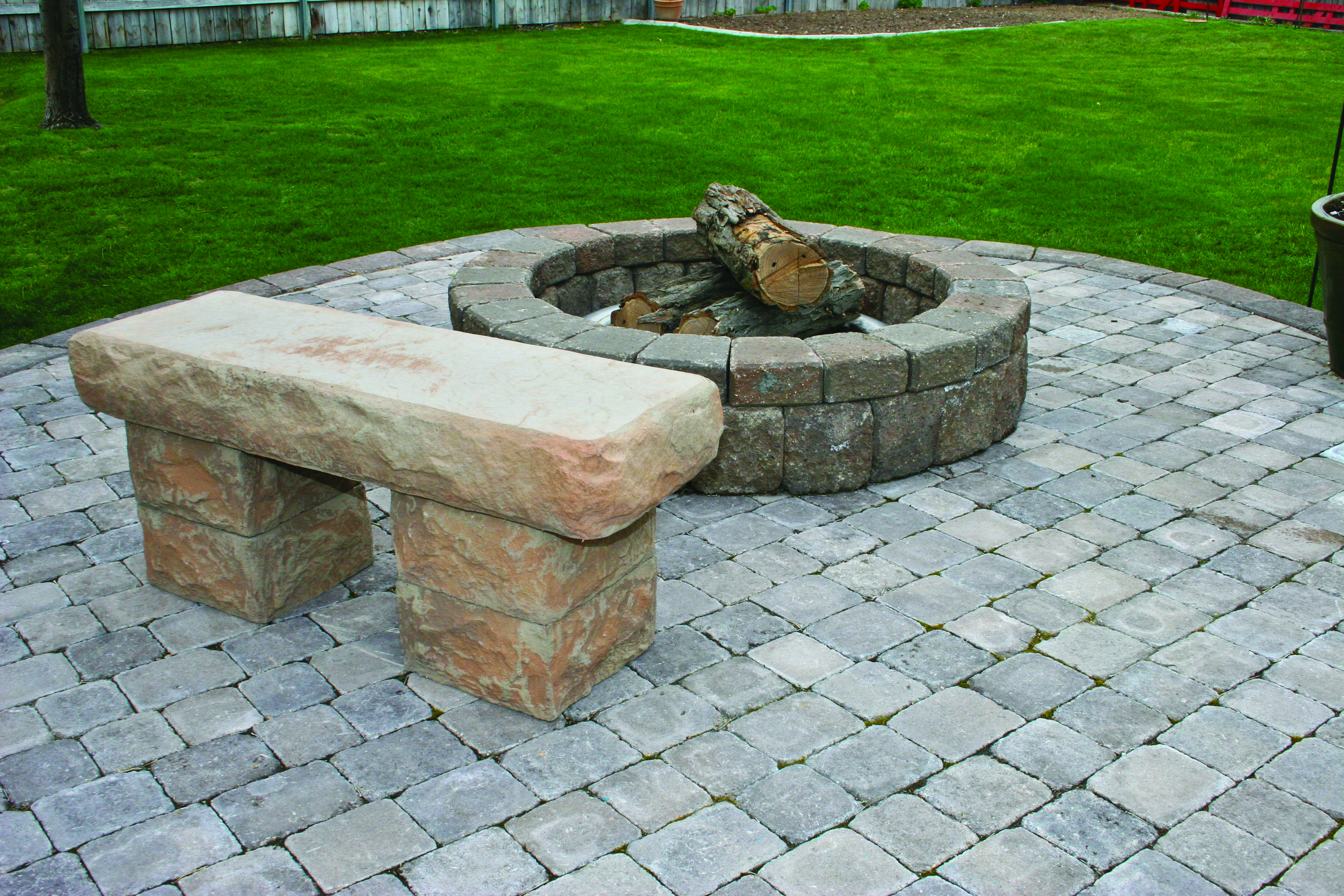 Quarry Stone Slate Benches And, Slate Stone Fire Pit