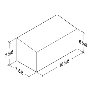 8x8x16 Sloped Sill