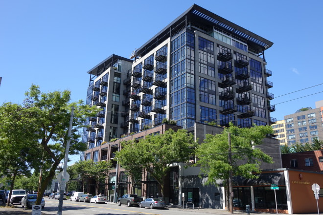 Mosler Lofts Mixed Use Building uses Forest Blend face brick for it's veneer