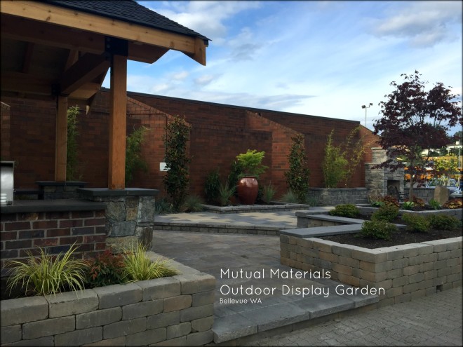 Mutual Materials Bellevue, WA Branch Exterior Garden Display