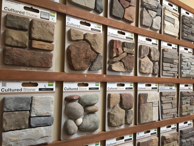 Mutual Materials Tacoma, WA Branch Interior Cultured Stone Display