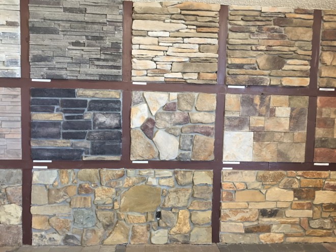 Mutual Materials Spokane, WA Branch Natural Stone Veneer Display