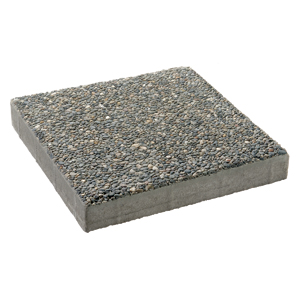 12" Square Exposed Aggregate Stepping Stone