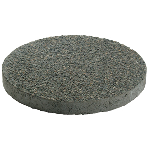 16" Round Exposed Aggregate Stepping Stone