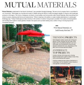 Luxe magazaine PNW Outdoor Living May June 2016