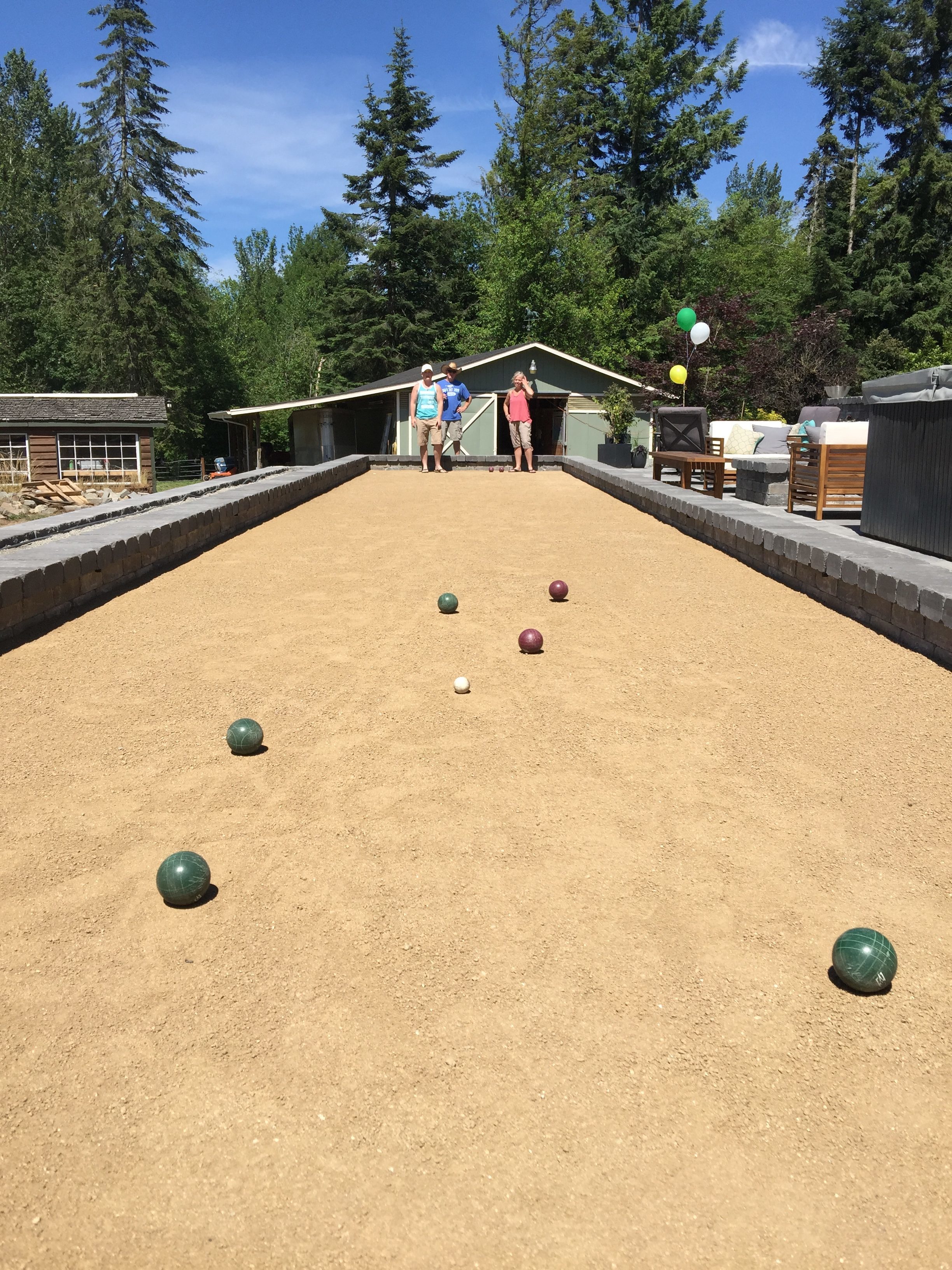 Bocce Ball Court Mutual Materials