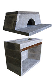 Pizza Oven Top and Bottom