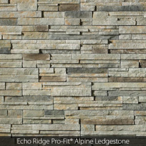 Cultured Stone Mutual Materials Echo Ridge Pro Fit Alpine Ledgestone Cultured Stone