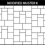 Modified Muster K: Single - 5%, Double - 45%, Triple - 50%