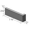 Ash Matte Gray Glazed Slimbrick® - Image 3
