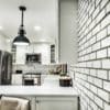 Picket Fence White Gloss Glazed Slimbrick - Image 7