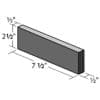 Ash Matte Gray Glazed Slimbrick® - Image 2