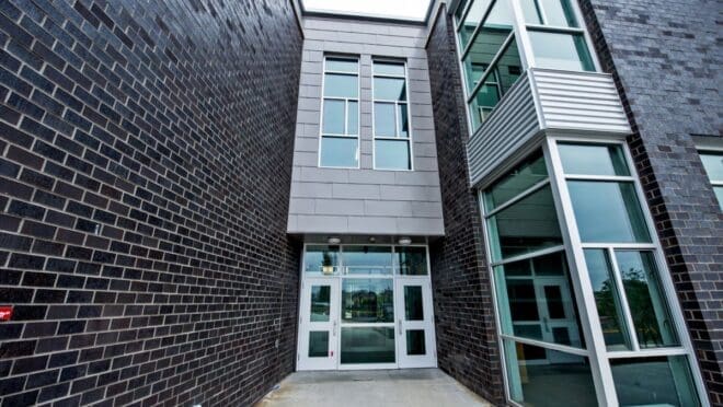 north creek high school with coal creek brick
