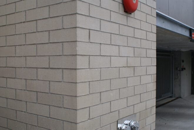 Smooth Pewter face brick from Mutual Materials