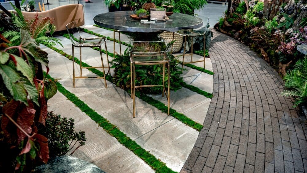 Display garden designed by Relish Gardens at the 2024 Northwest Flower & Garden Show